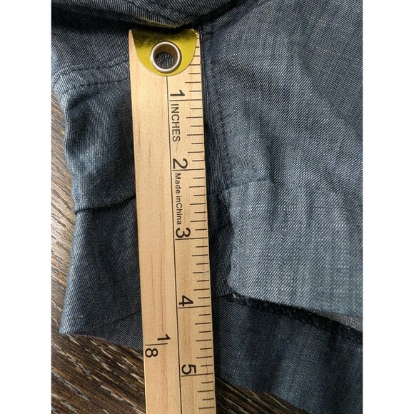 Banana Republic Women Shorts 10 Blue Low Rise 4in Hampton Cotton Blend 194 - Picture 8 of 8